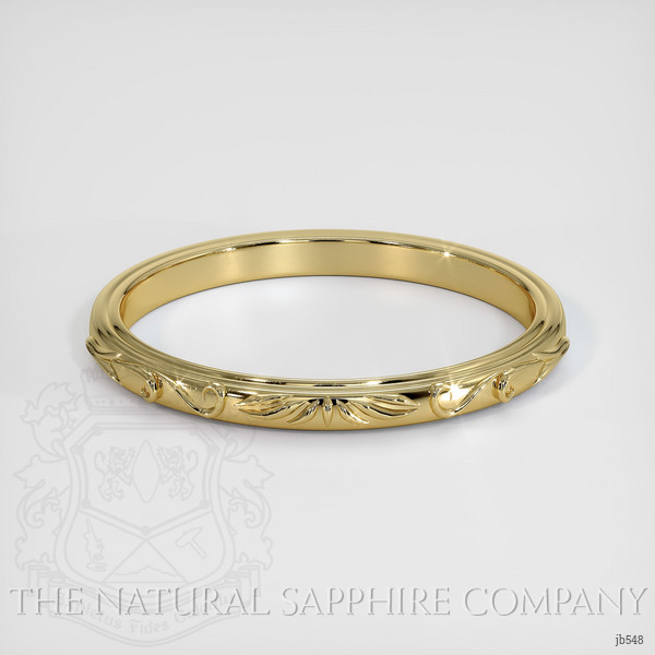 14K Yellow Gold Antique Style Plain Band