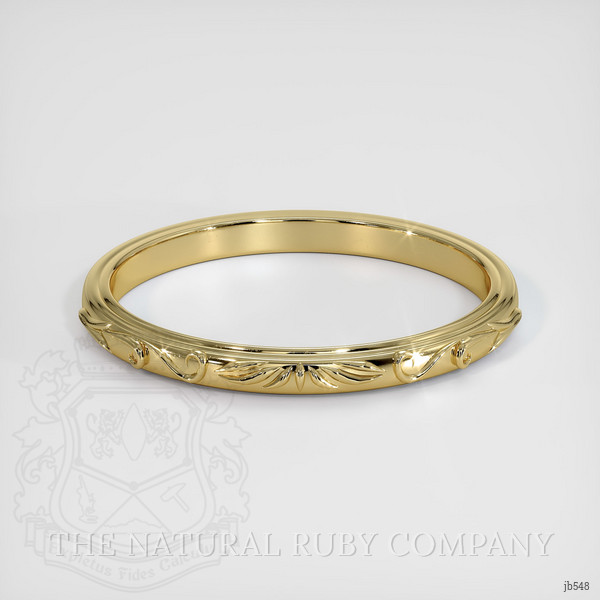 14K Yellow Gold Antique Style Plain Band