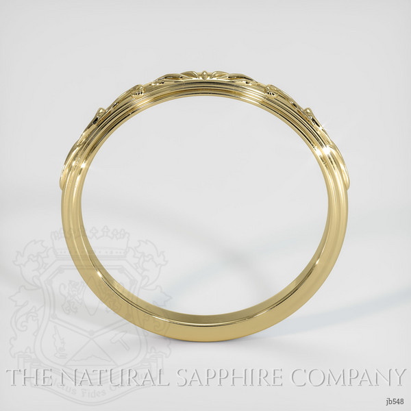 14K Yellow Gold Antique Style Plain Band