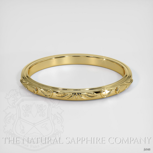 18K Yellow Gold Antique Style Plain Band