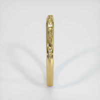 18K Yellow Gold Antique Style Plain Band Image
