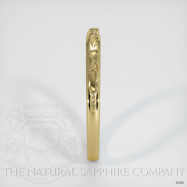 18K Yellow Gold Antique Style Plain Band