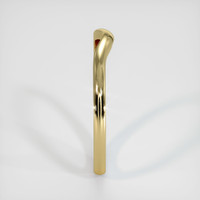 18K Yellow Gold Curved Plain Band Image