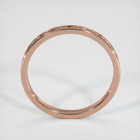 14K Rose Gold Antique Style Plain Band Image