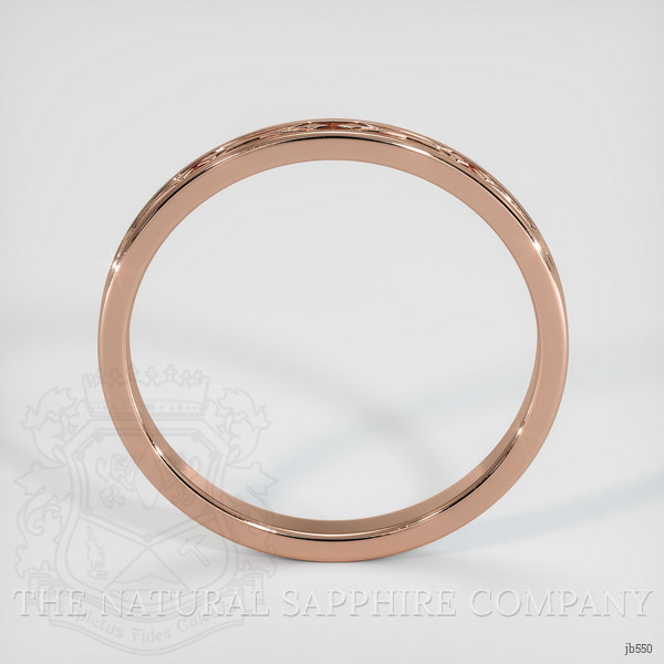 14K Rose Gold Antique Style Plain Band
