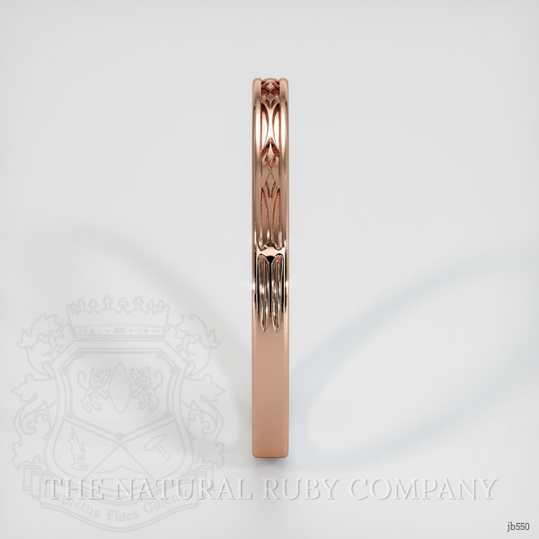14K Rose Gold Antique Style Plain Band