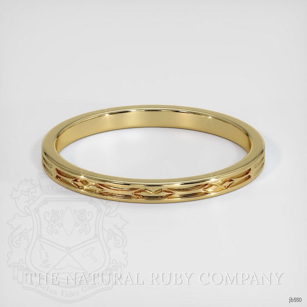 14K Yellow Gold Antique Style Plain Band