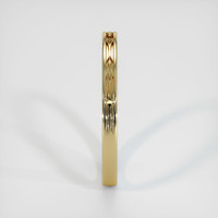 14K Yellow Gold Antique Style Plain Band Image