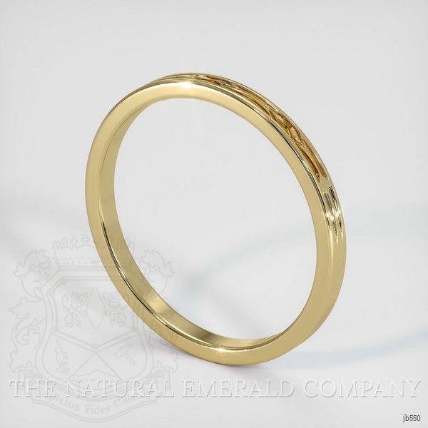 18K Yellow Gold Antique Style Plain Band