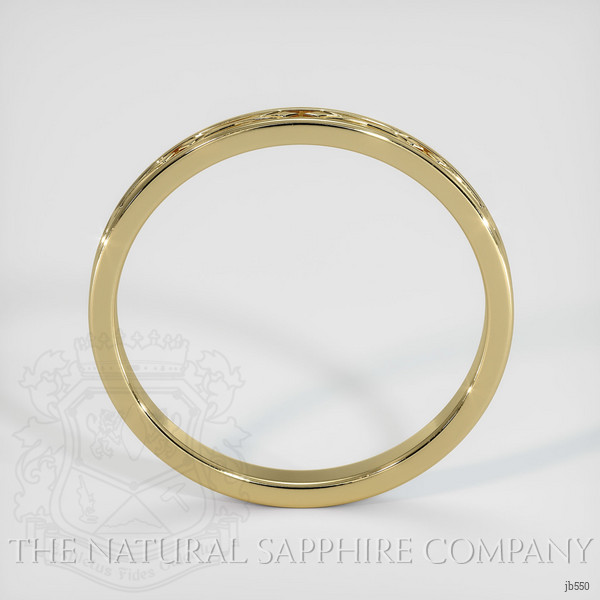 18K Yellow Gold Antique Style Plain Band