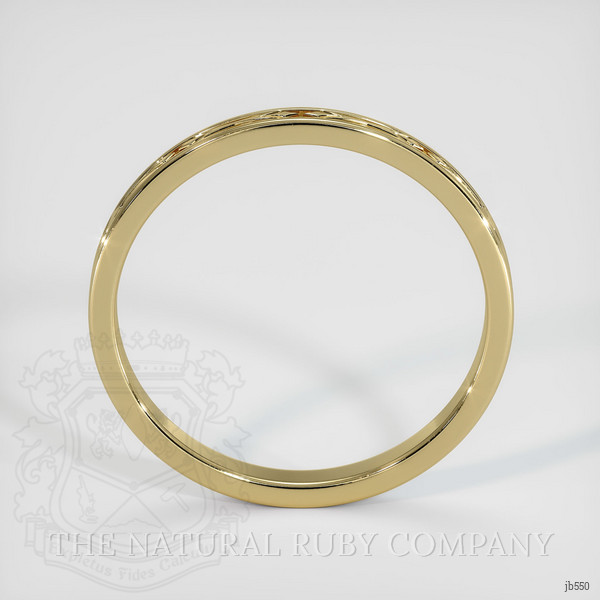 18K Yellow Gold Antique Style Plain Band
