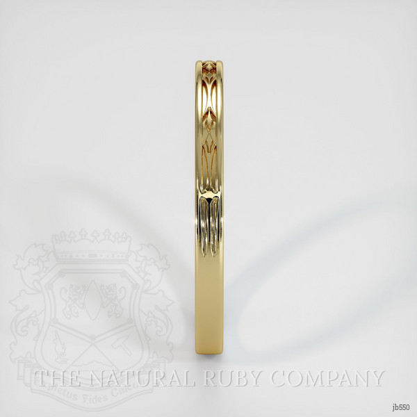 18K Yellow Gold Antique Style Plain Band