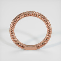 14K Rose Gold Antique Style Plain Band Image