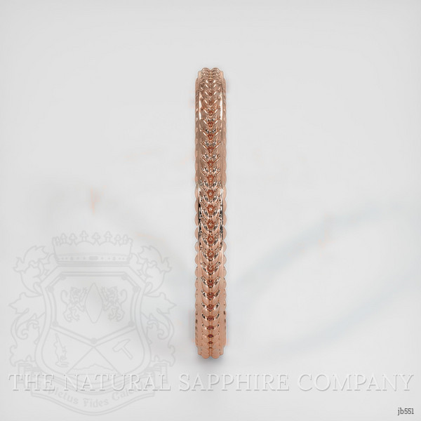 14K Rose Gold Antique Style Plain Band
