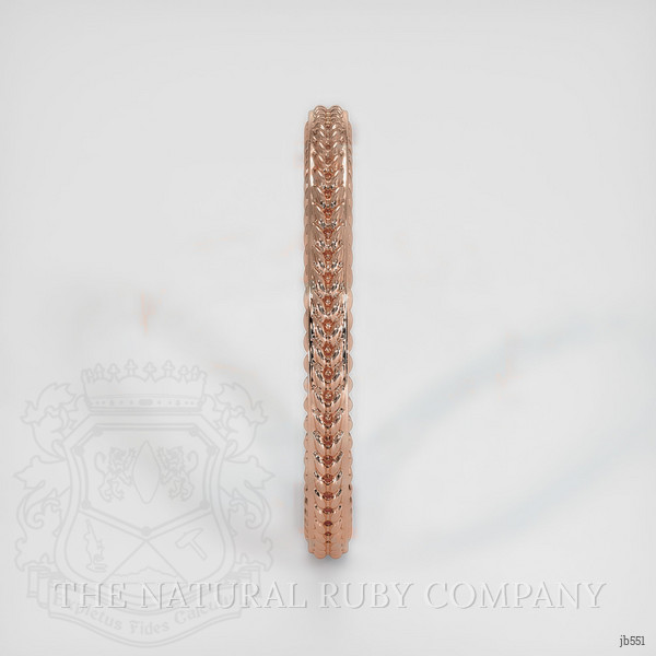 14K Rose Gold Antique Style Plain Band