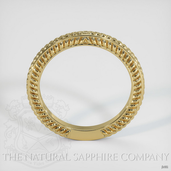 14K Yellow Gold Antique Style Plain Band