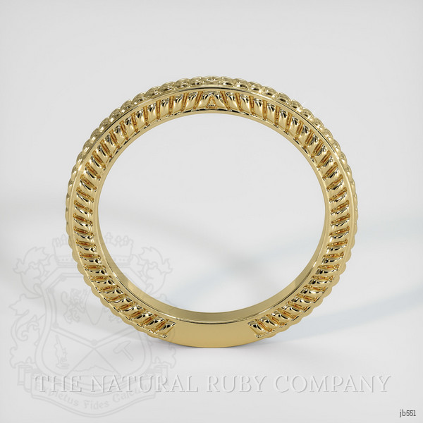 14K Yellow Gold Antique Style Plain Band
