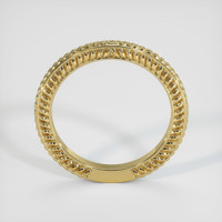 18K Yellow Gold Antique Style Plain Band Image