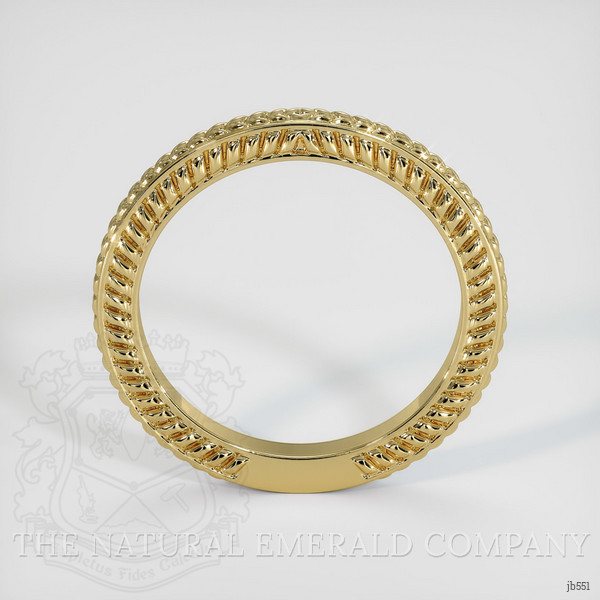 18K Yellow Gold Antique Style Plain Band