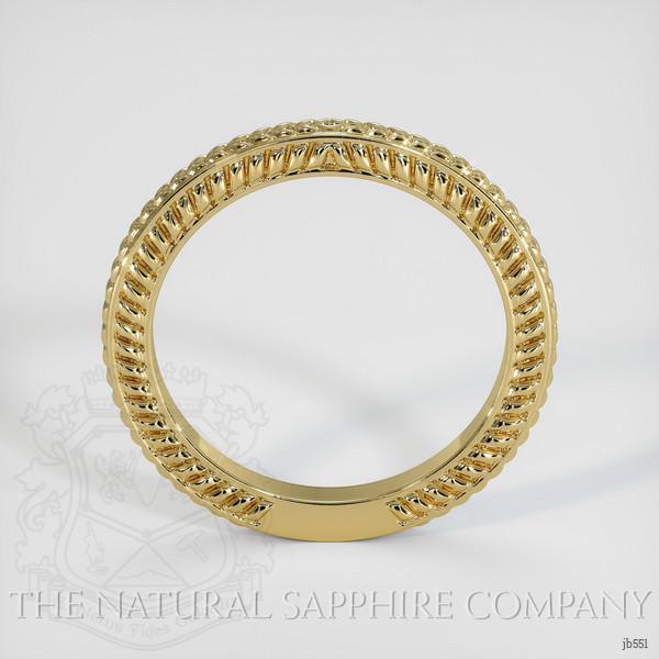 18K Yellow Gold Antique Style Plain Band