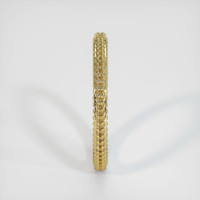 18K Yellow Gold Antique Style Plain Band Image
