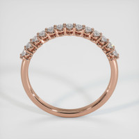 14K Rose Gold Diamond Prong Wedding Band Image