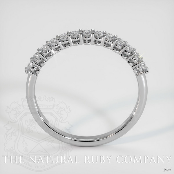 14K White Gold Diamond Prong Wedding Band