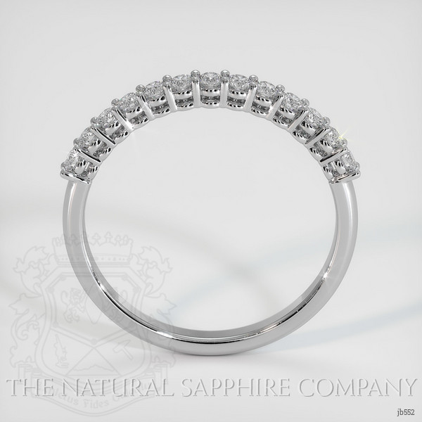 14K White Gold Diamond Prong Wedding Band