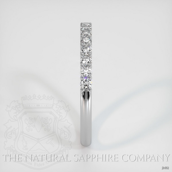 14K White Gold Diamond Prong Wedding Band