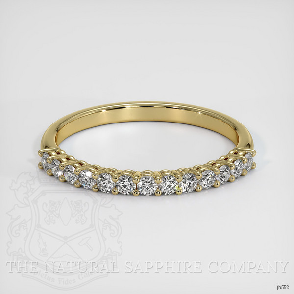 14K Yellow Gold Diamond Prong Wedding Band