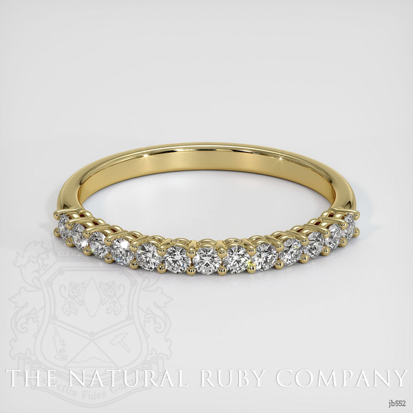 14K Yellow Gold Diamond Prong Wedding Band