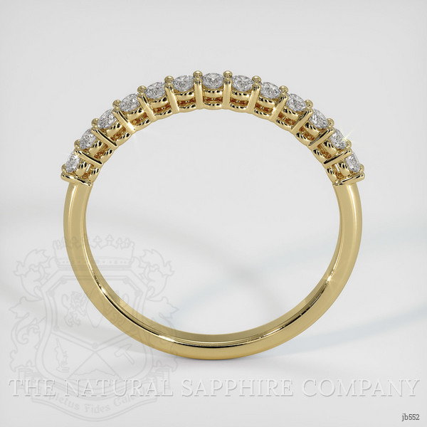 14K Yellow Gold Diamond Prong Wedding Band