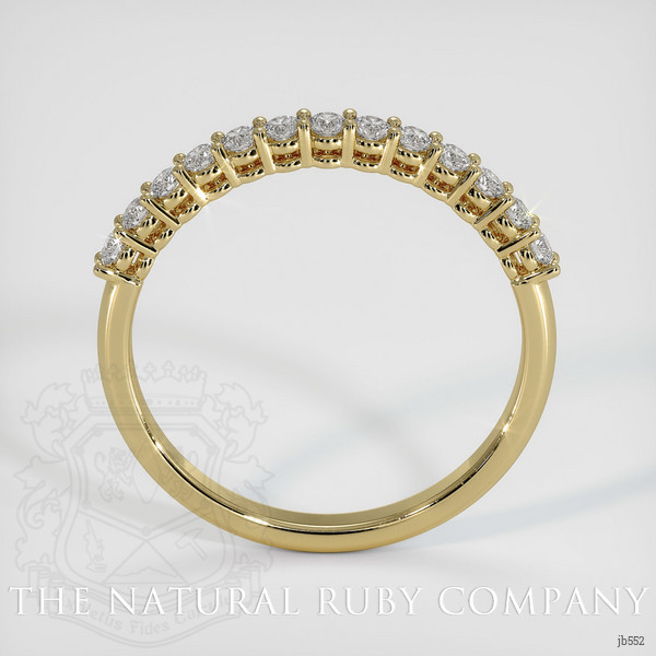 14K Yellow Gold Diamond Prong Wedding Band