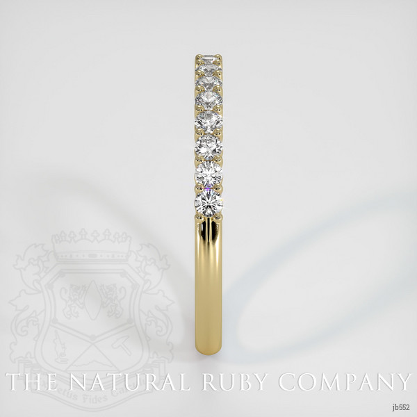 14K Yellow Gold Diamond Prong Wedding Band