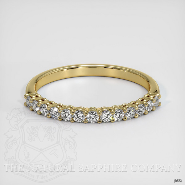 18K Yellow Gold Diamond Prong Wedding Band