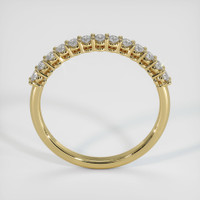 18K Yellow Gold Diamond Prong Wedding Band Image