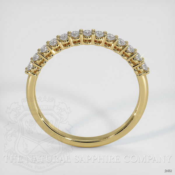 18K Yellow Gold Diamond Prong Wedding Band