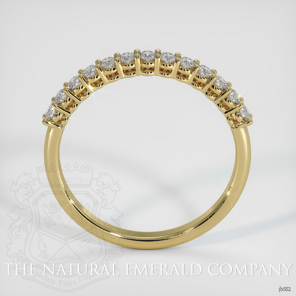 18K Yellow Gold Diamond Prong Wedding Band