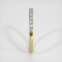 18K Yellow Gold Diamond Prong Wedding Band Image