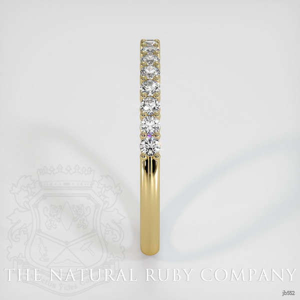 18K Yellow Gold Diamond Prong Wedding Band