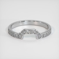 Platinum 950 Diamond Pave Wedding Band Video