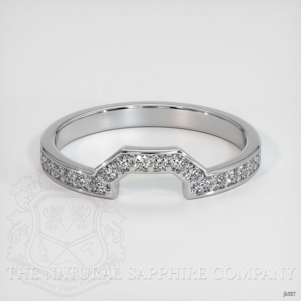 Platinum 950 Diamond Pave Wedding Band