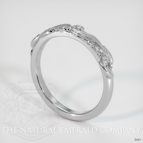 Platinum 950 Diamond Bezel Wedding Band