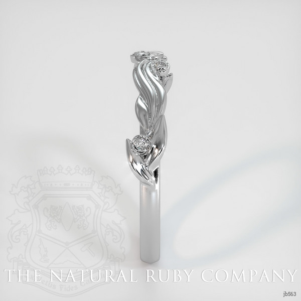 Platinum 950 Diamond Bezel Wedding Band