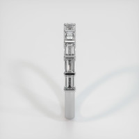 Platinum 950 Diamond Channel Wedding Band Image