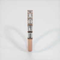 14K Rose Gold Diamond Channel Wedding Band Image
