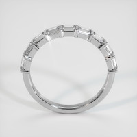 14K White Gold Diamond Channel Wedding Band Image
