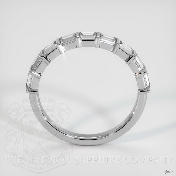 18K White Gold Diamond Channel Wedding Band
