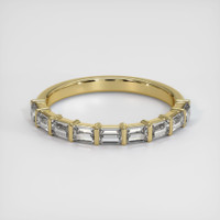 14K Yellow Gold Diamond Channel Wedding Band Video