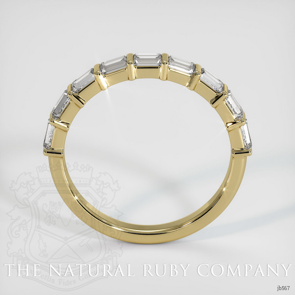 14K Yellow Gold Diamond Channel Wedding Band